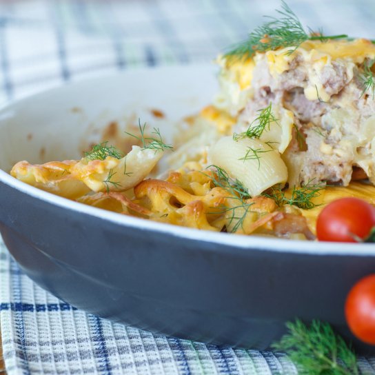 Запіканка з курячим фаршем