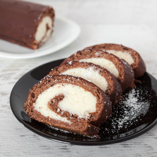 Рулет з печива без випічки