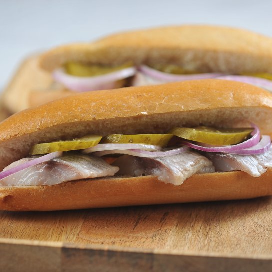 Хот дог з оселедцем