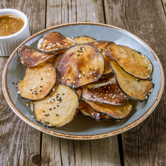 Баклажанові чипси