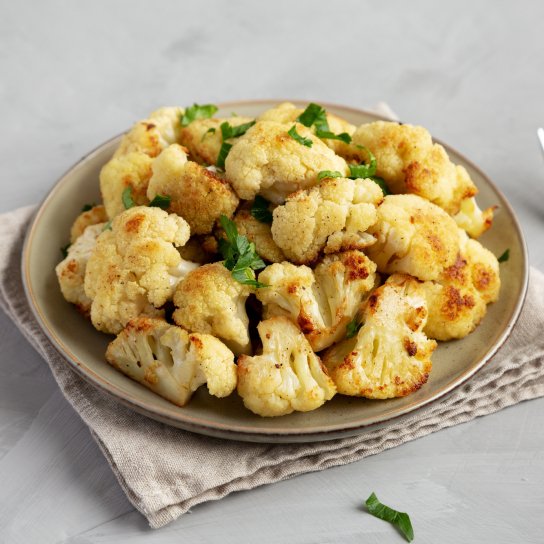 Печені суцвіття цвітної капусти з паприкою