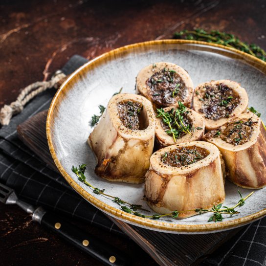 запечені мозкові кістки по-італійськи