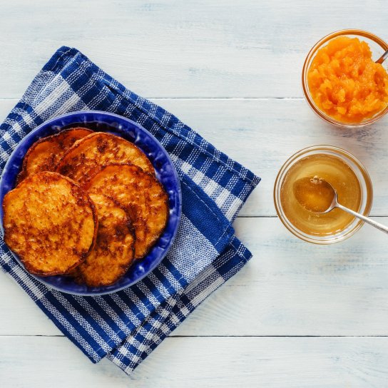 гарбузові оладки з корицею