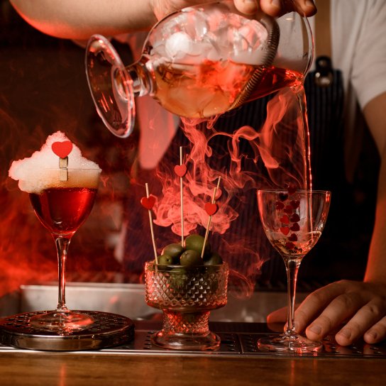Коктейлі на день святого Валентина