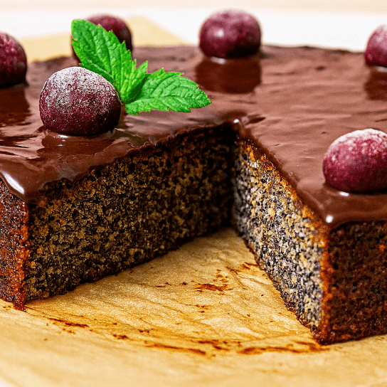 Маковий пиріг без борошна