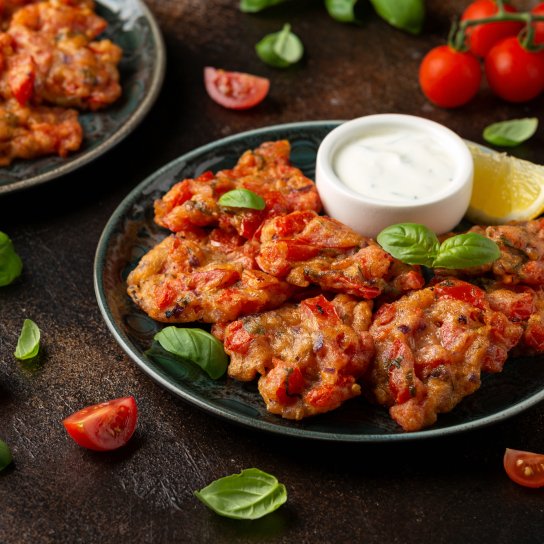 Смаженики з помідорами