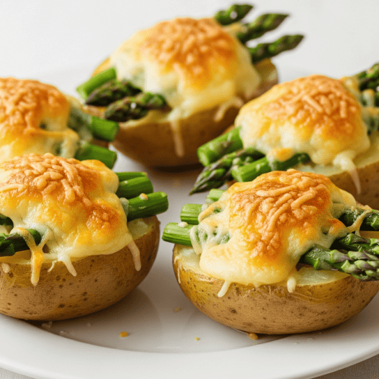 Вегетаріанська фарширована картопля в кожушках