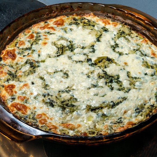 Запіканка зі шпинатом