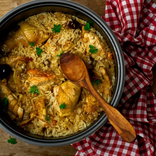 Курчата з рисом