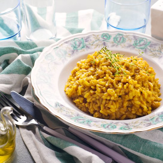Ризото по-міланськи з шафраном