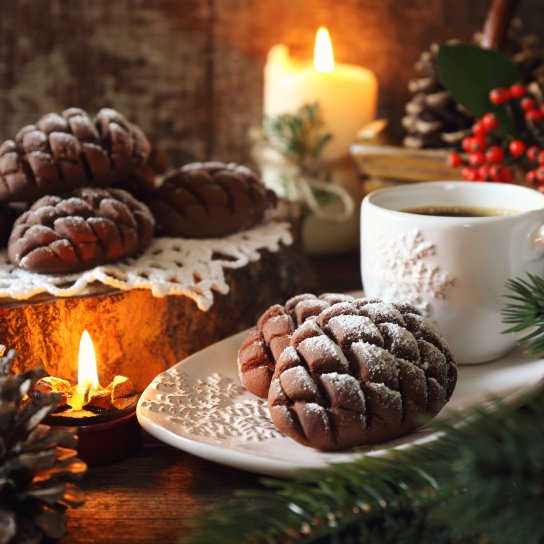 новорічний декор, чашка