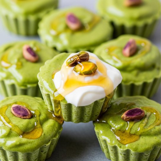 Корисний десерт із фісташок і грецького йогурту