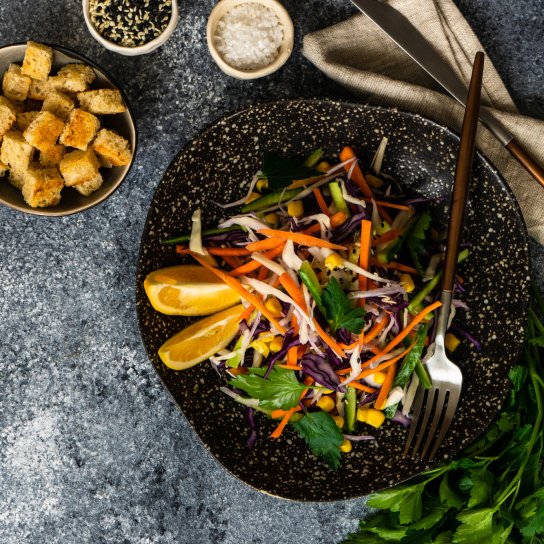 Овочевий салат з капустою