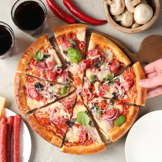 Піца з кабаносами