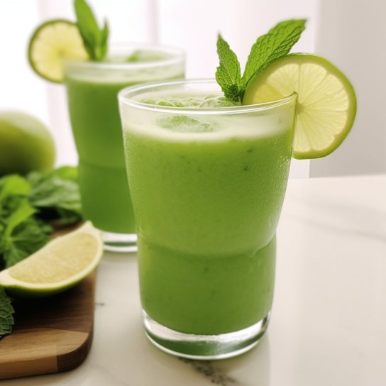 Коктейль з огірком та м'ятою