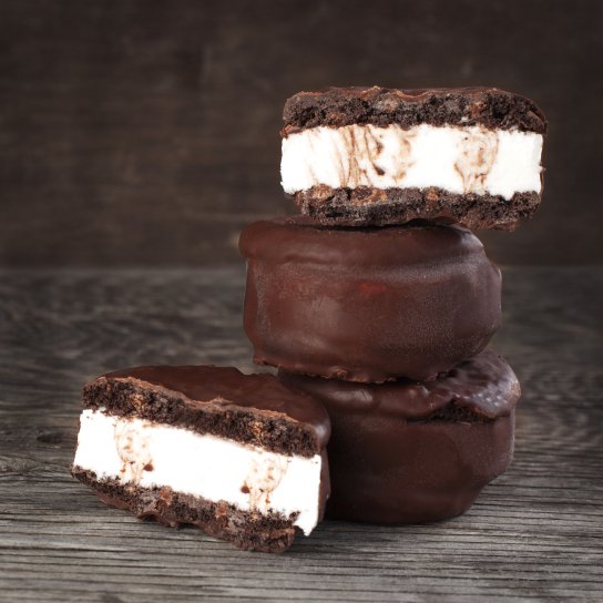 Шоколадне печиво з вершковим сиром
