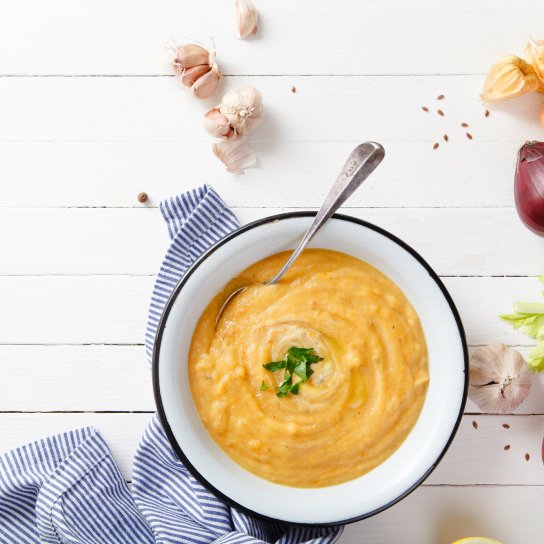 Суп-пюре з білоголової капусти