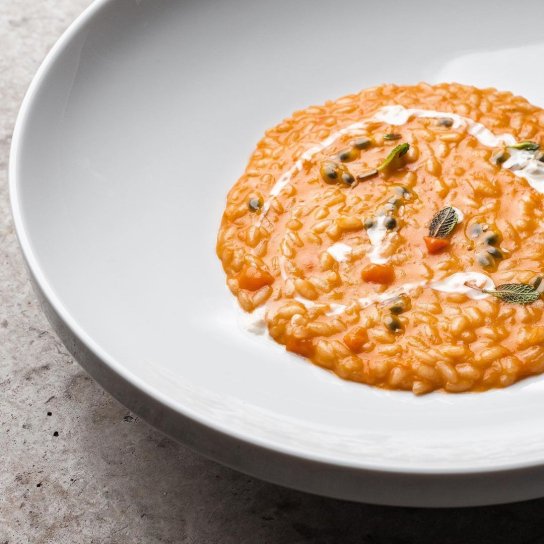 солодке ризото з гарбузом