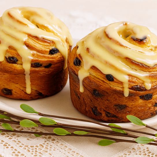 Крафіни з лимонною глазур’ю