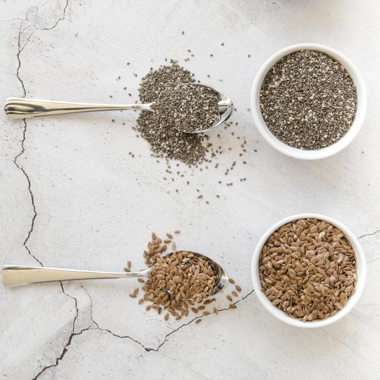 Насіння чіа і льону