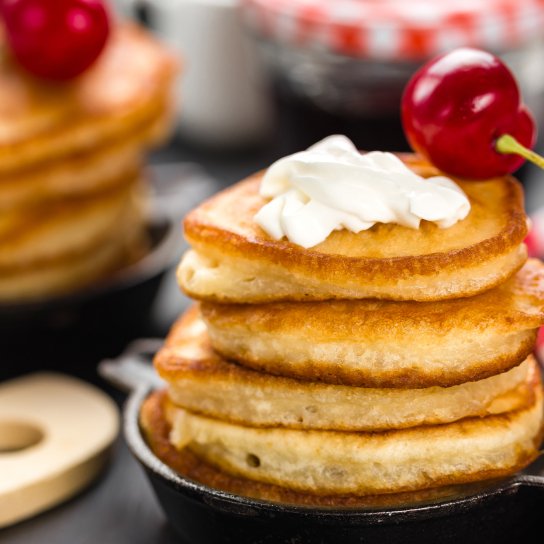 Оладки на кислому молоці