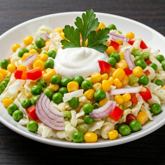 Нічний салат з пекінською капустою