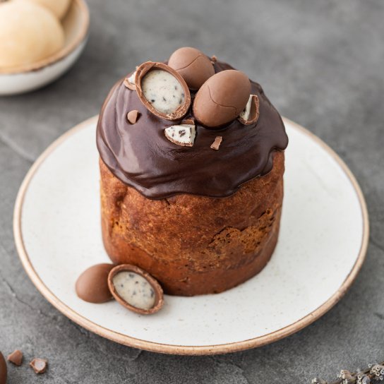 Шоколадна паска з глазур'ю