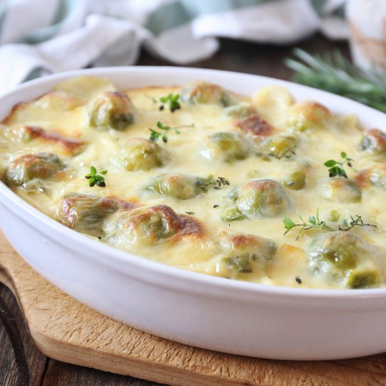 Гратен з брюссельської капусти: рецепт