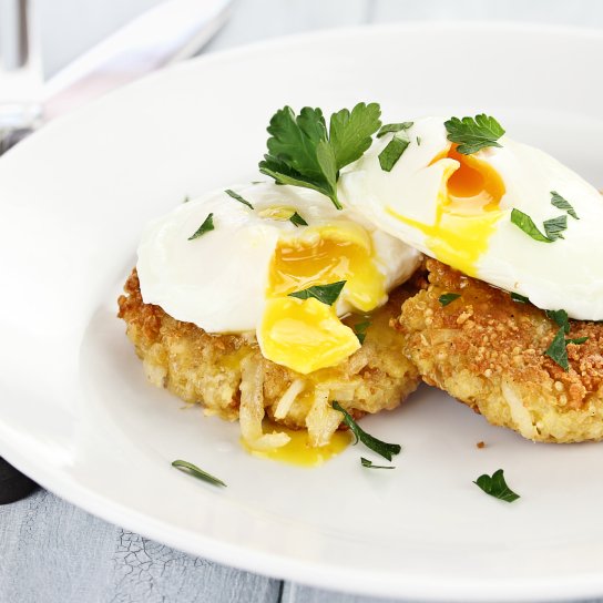 Сирні панкейки з яйцем