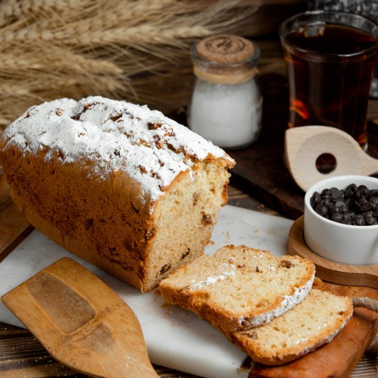 Кекс з родзинками