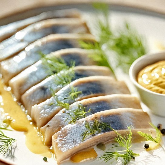 Оселедець в гірчичному соусі