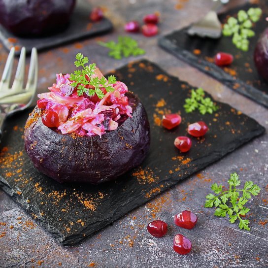 Фарширований буряк з рисом