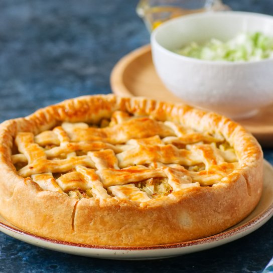 Пісний капустяний пиріг