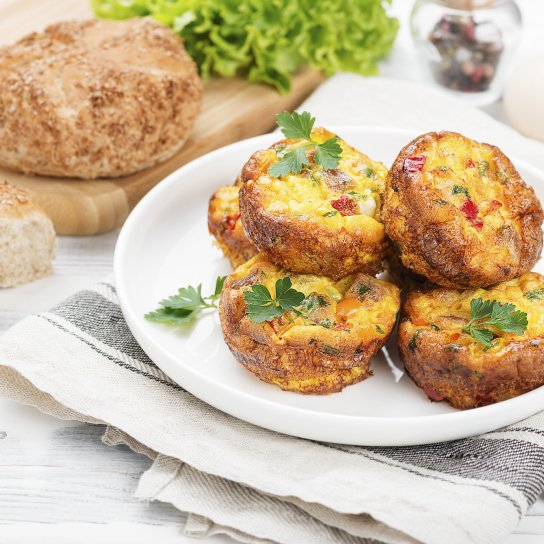 Білкові мафіни з куркою