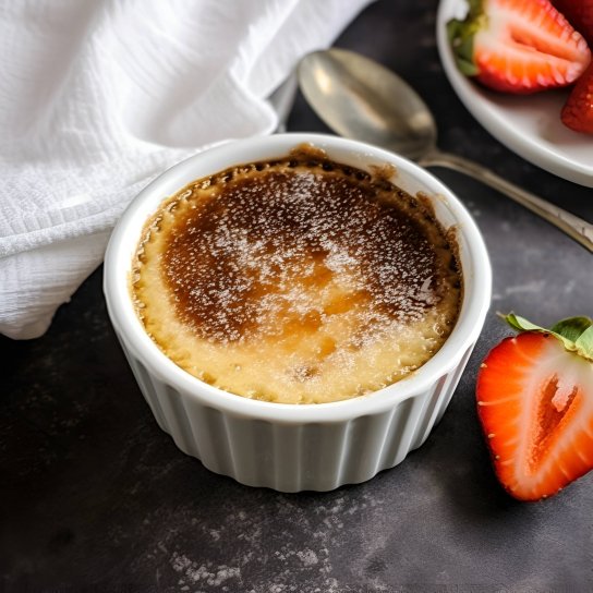 Безмолочний десерт крем-брюле