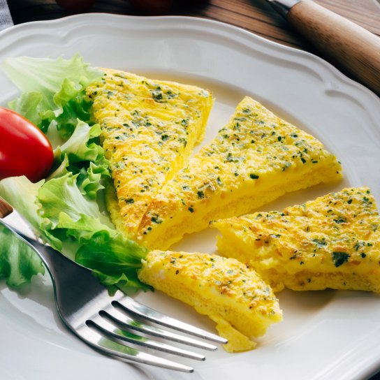 Омлет у духовці на 10 яєць