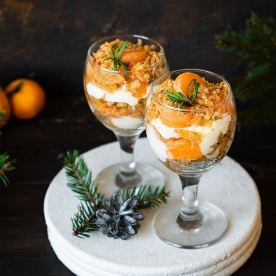 Трайфл з мандаринами рецепт