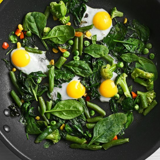 Яєчня з перепелиних яєць