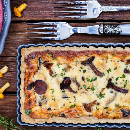 Пиріг з грибами з тіста філо