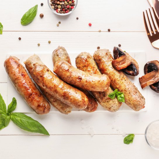 Ковбаса запечена з пивом