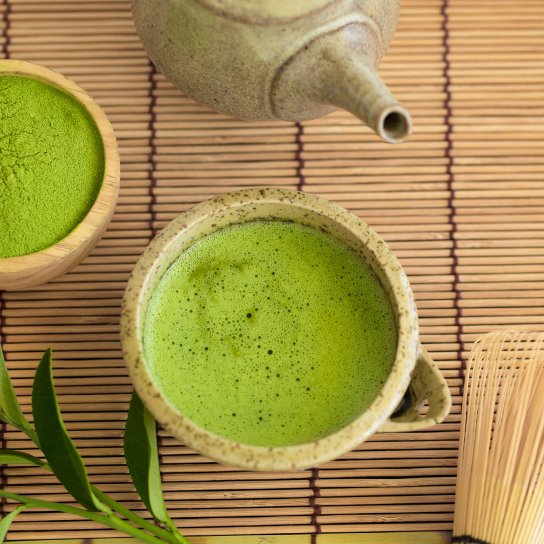 Солодкий соус із зеленого чаю матчу