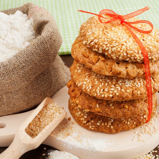 Печиво з кунжутом