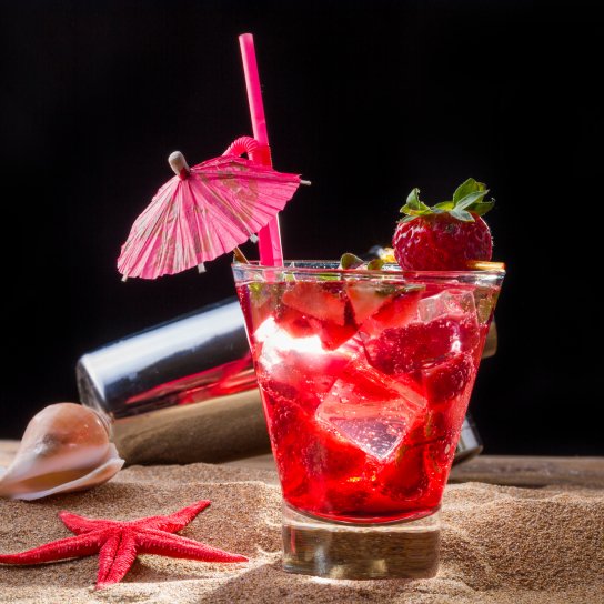 полуничний коктейль