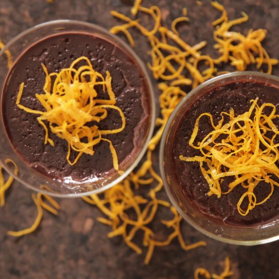 Шоколадно-апельсиновий крем-мус