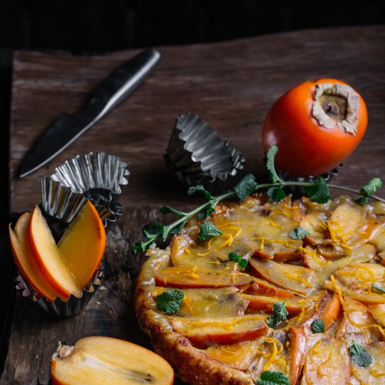 Тарт з хурмою