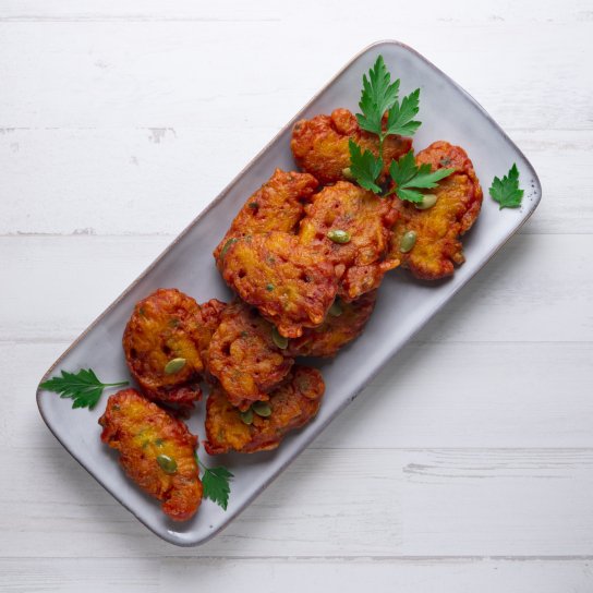 Биточки з моркви та пшона