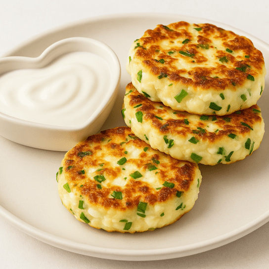 Сирники з цибулею