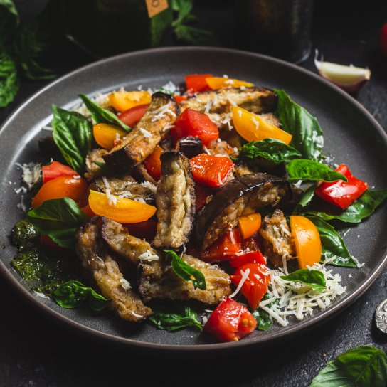 Теплий салат із овочів