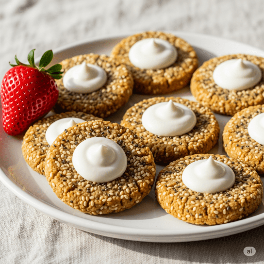 Корисне печиво з кунжуту та банана