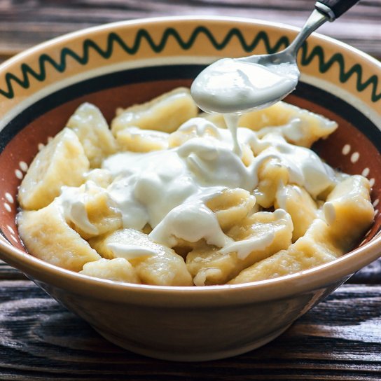 Ліниві картполяні вареники